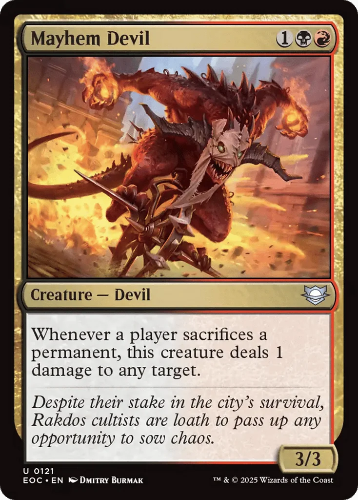 Mayhem Devil · Edge of Eternities Commander
