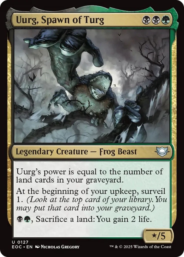 Uurg, Spawn of Turg · Edge of Eternities Commander