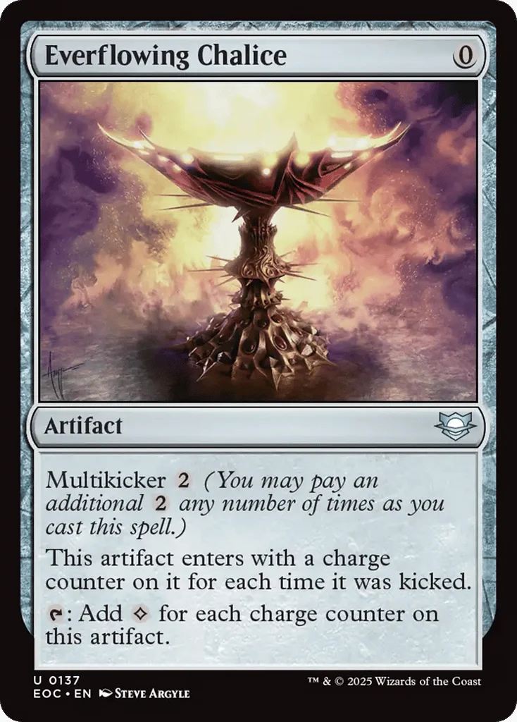 Everflowing Chalice · Edge of Eternities Commander