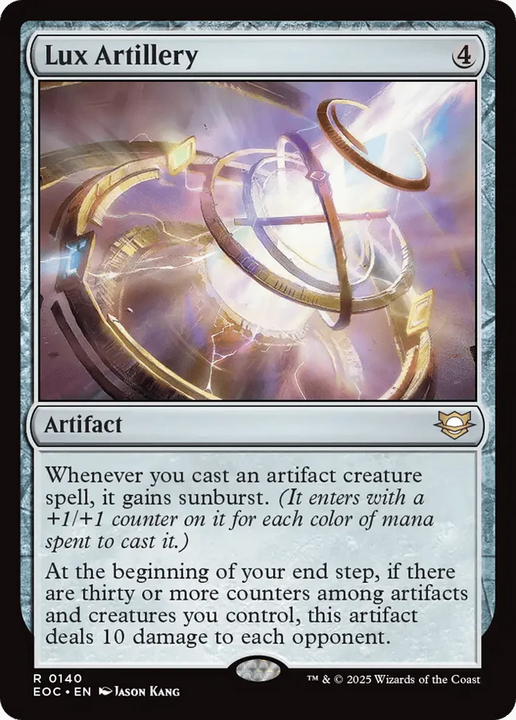 Lux Artillery · Edge of Eternities Commander