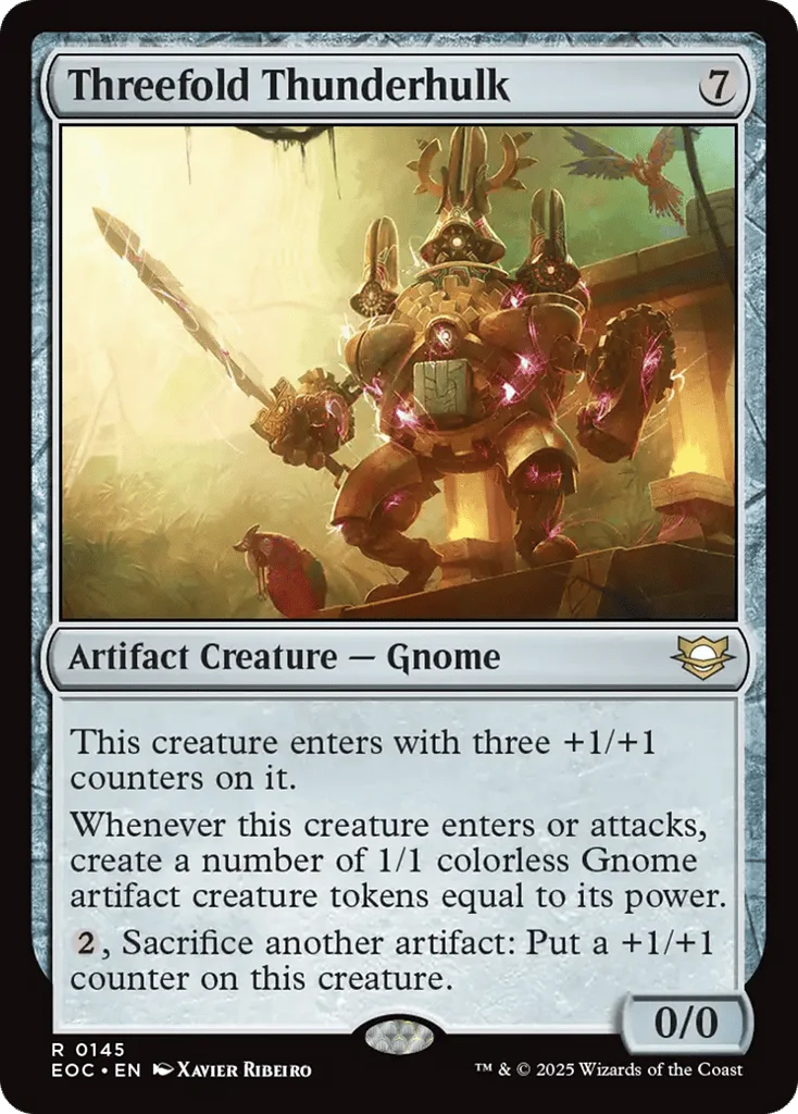 Threefold Thunderhulk · Edge of Eternities Commander