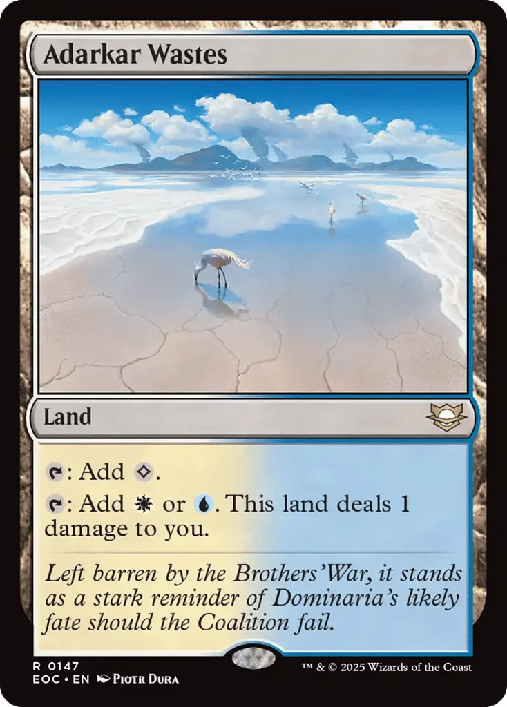 Adarkar Wastes · Edge of Eternities Commander