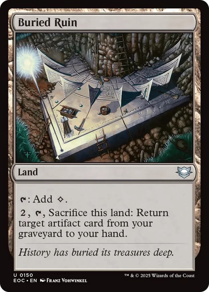 Buried Ruin · Edge of Eternities Commander