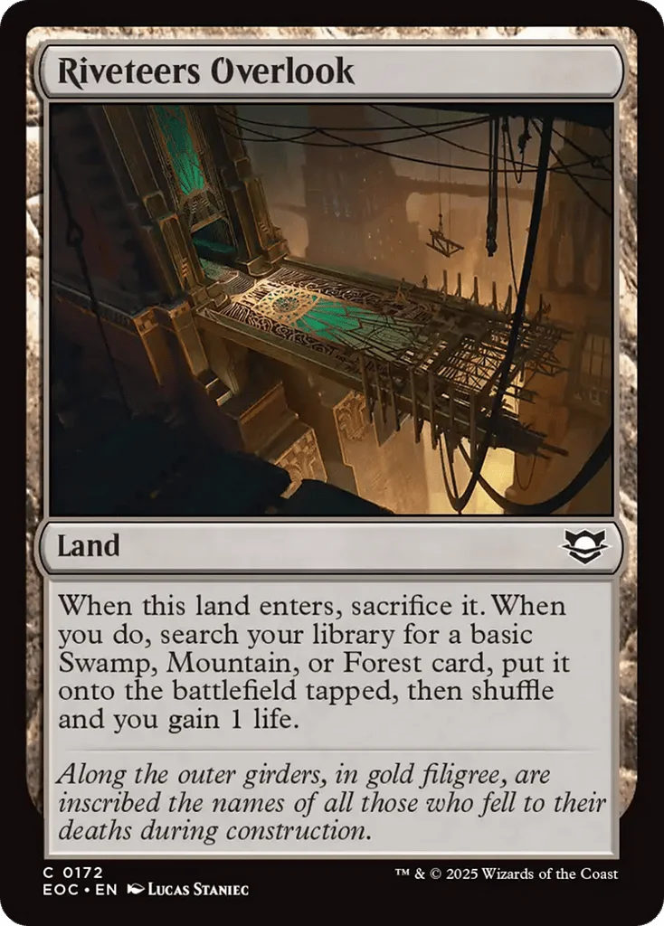 Riveteers Overlook · Edge of Eternities Commander