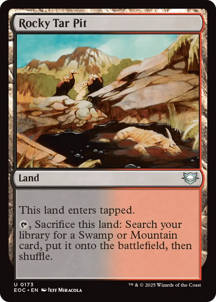 Rocky Tar Pit · Edge of Eternities Commander