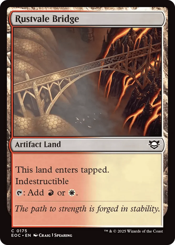 Rustvale Bridge · Edge of Eternities Commander
