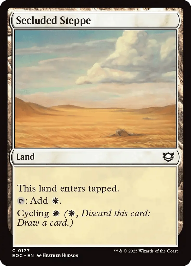 Secluded Steppe · Edge of Eternities Commander