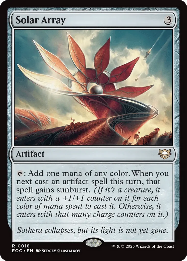 Solar Array · Edge of Eternities Commander