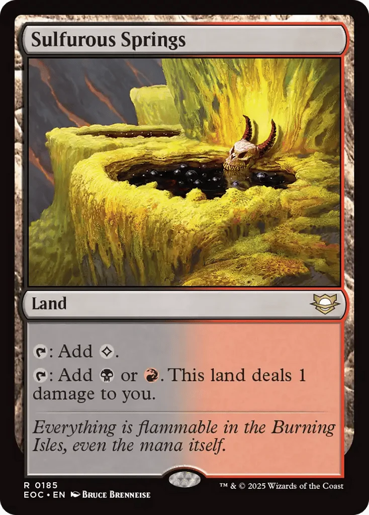 Sulfurous Springs · Edge of Eternities Commander
