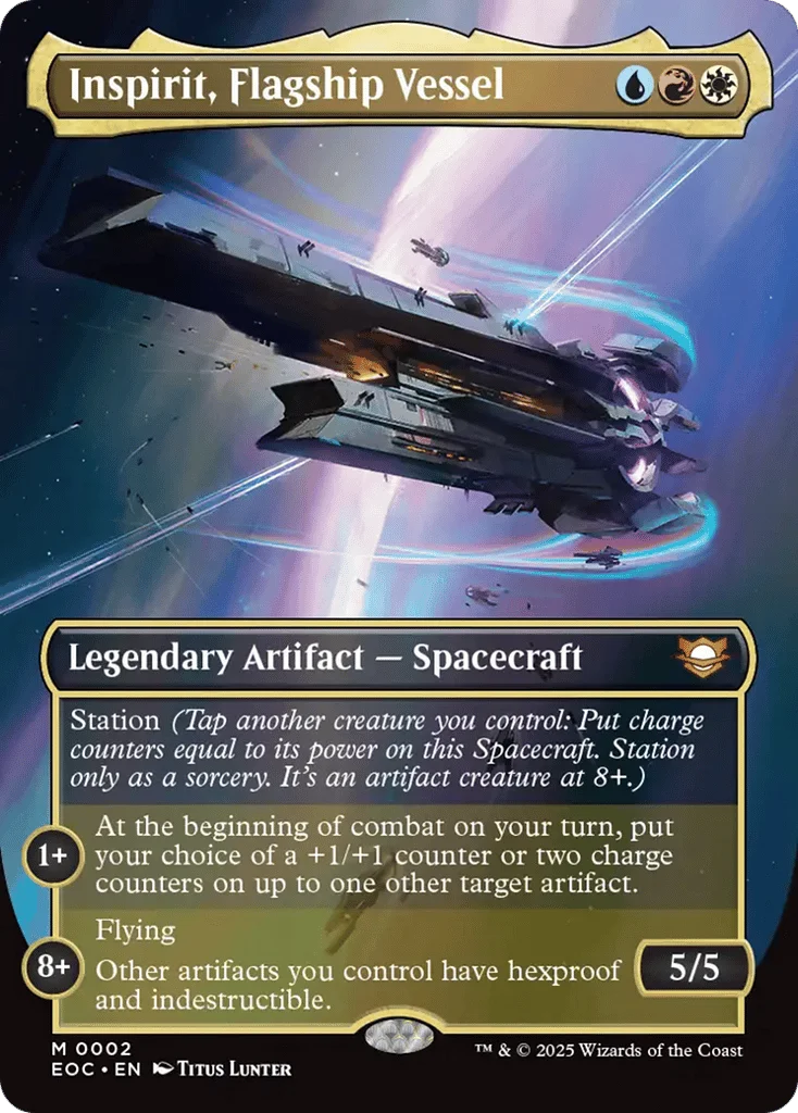 Inspirit, Flagship Vessel · Edge of Eternities Commander