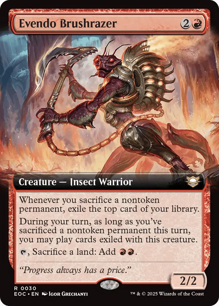 Evendo Brushrazer · Edge of Eternities Commander