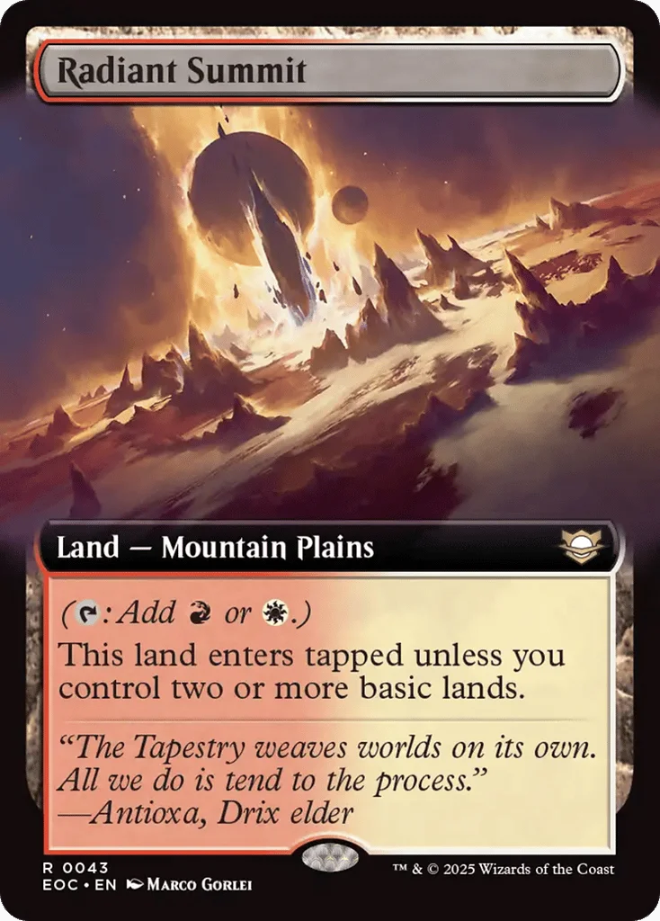 Radiant Summit · Edge of Eternities Commander