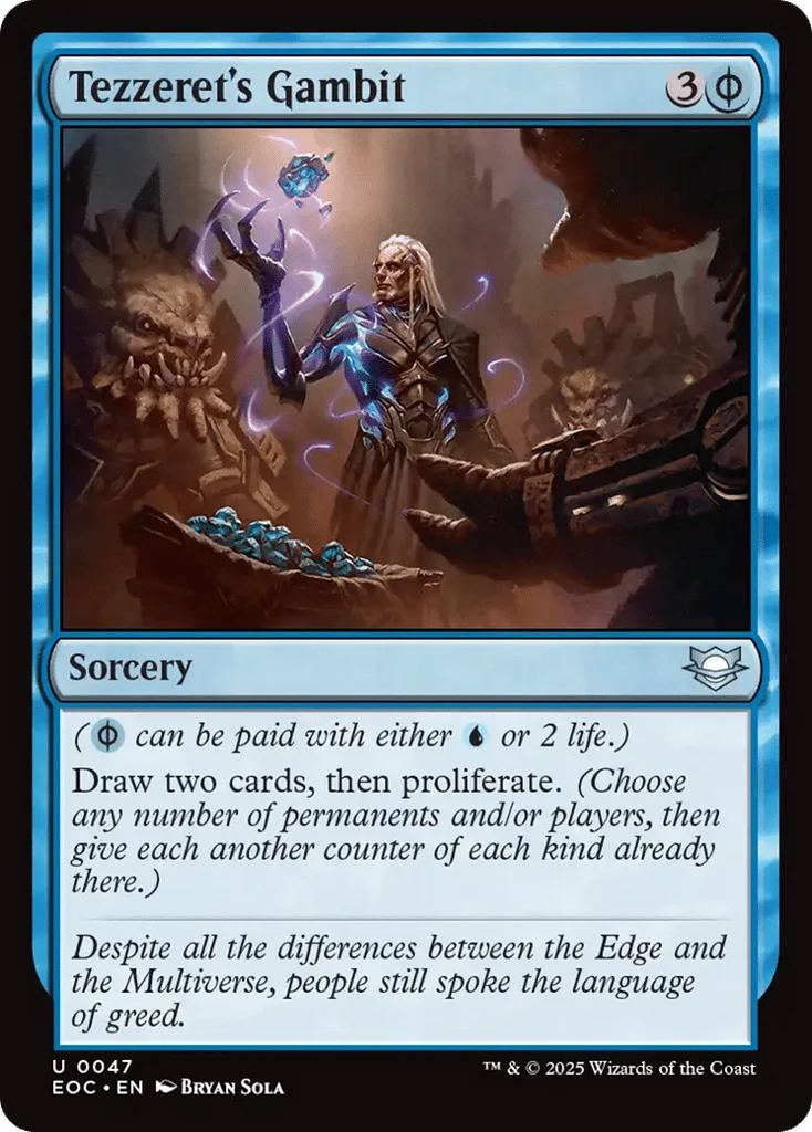 Tezzeret's Gambit · Edge of Eternities Commander