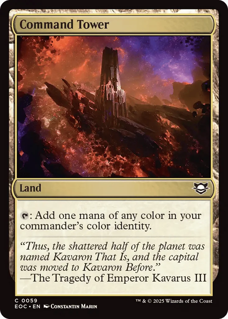 Command Tower · Edge of Eternities Commander