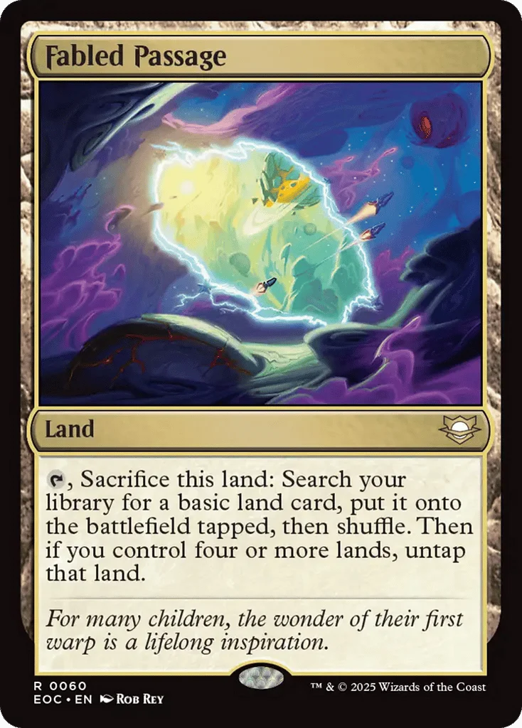 Fabled Passage · Edge of Eternities Commander