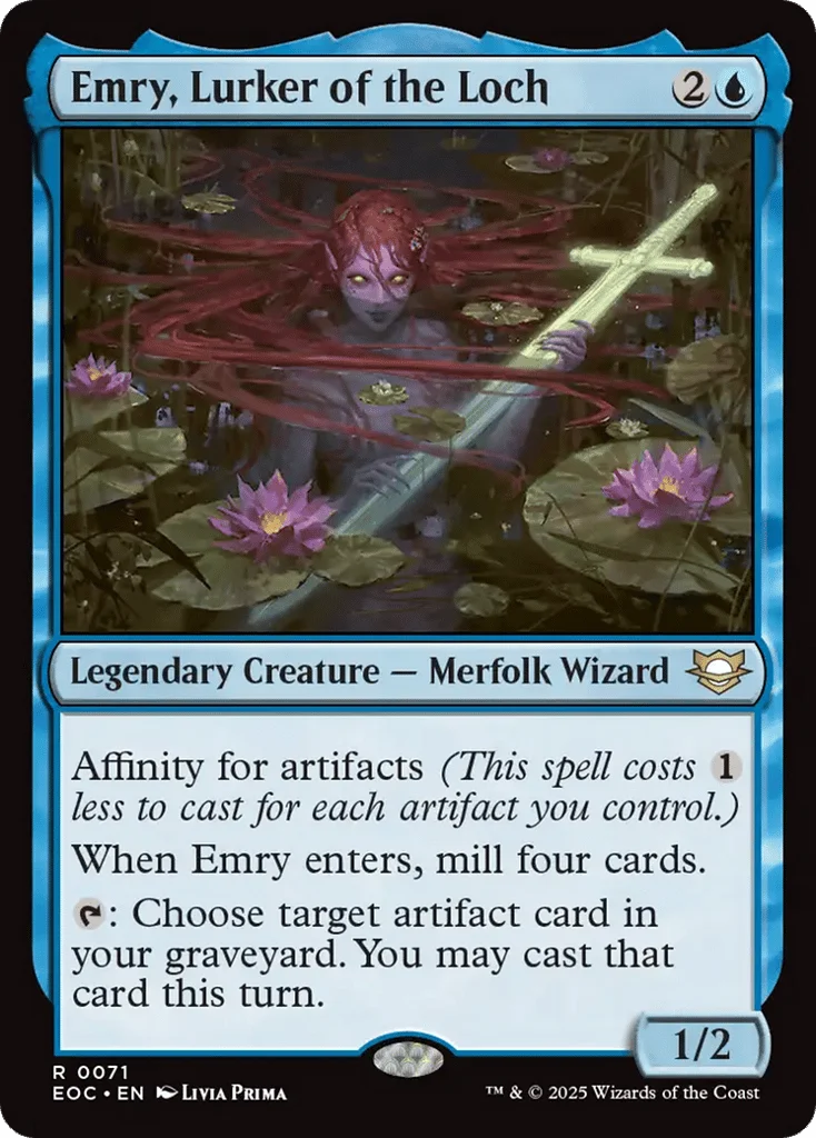 Emry, Lurker of the Loch · Edge of Eternities Commander