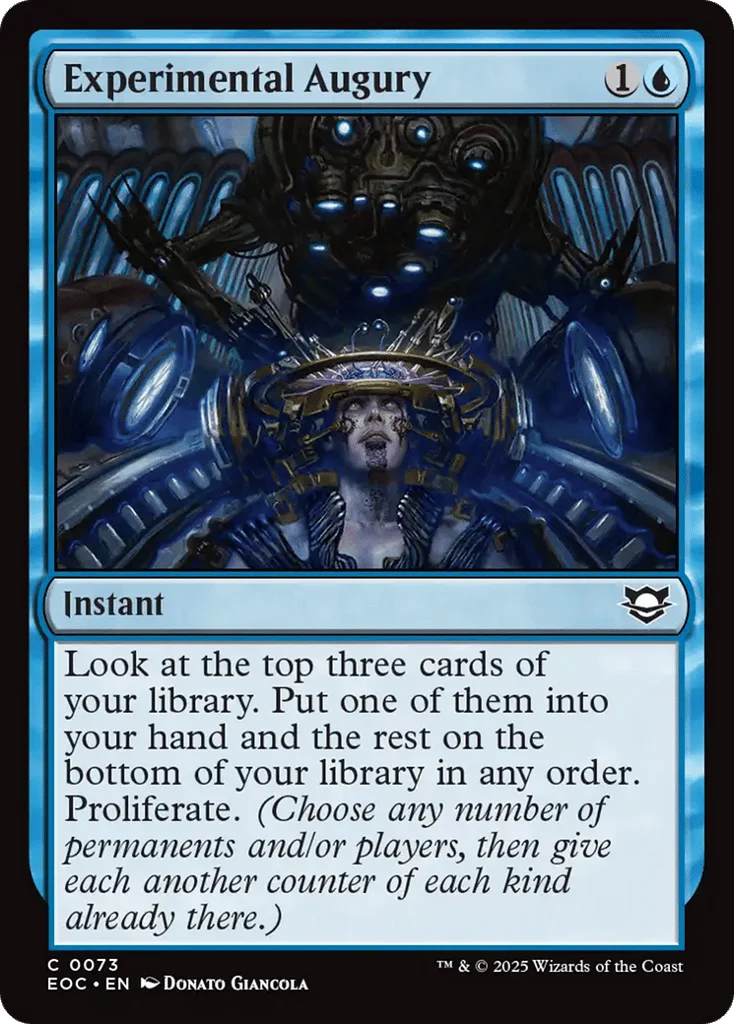 Experimental Augury · Edge of Eternities Commander