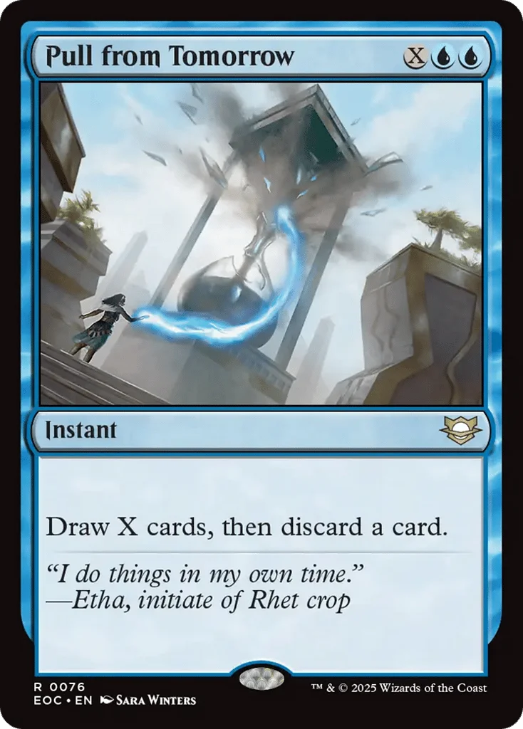 Pull from Tomorrow · Edge of Eternities Commander