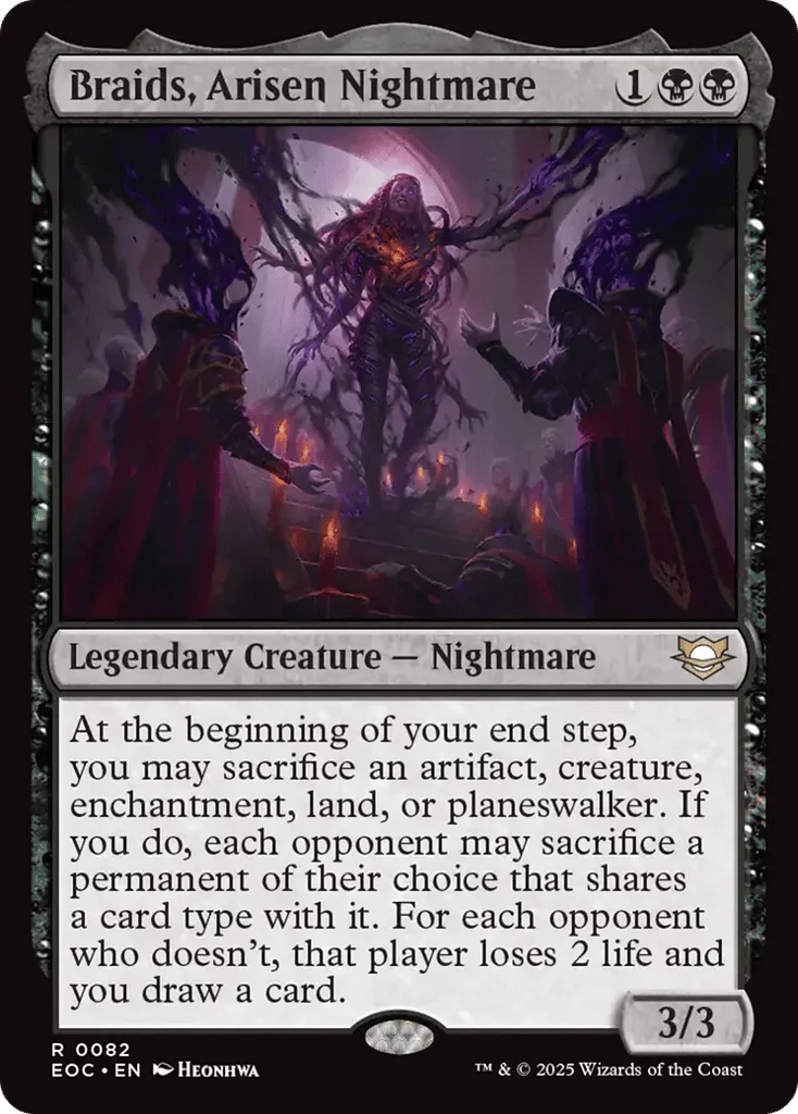 Braids, Arisen Nightmare · Edge of Eternities Commander