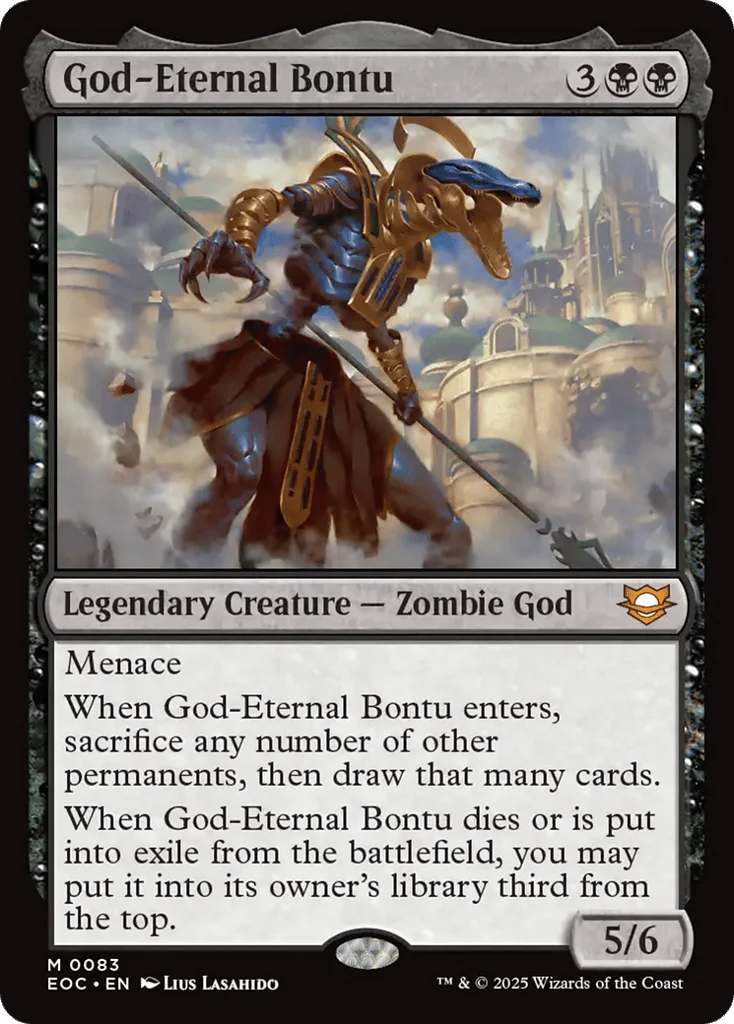 God-Eternal Bontu · Edge of Eternities Commander