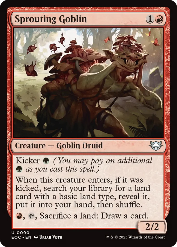 Sprouting Goblin · Edge of Eternities Commander