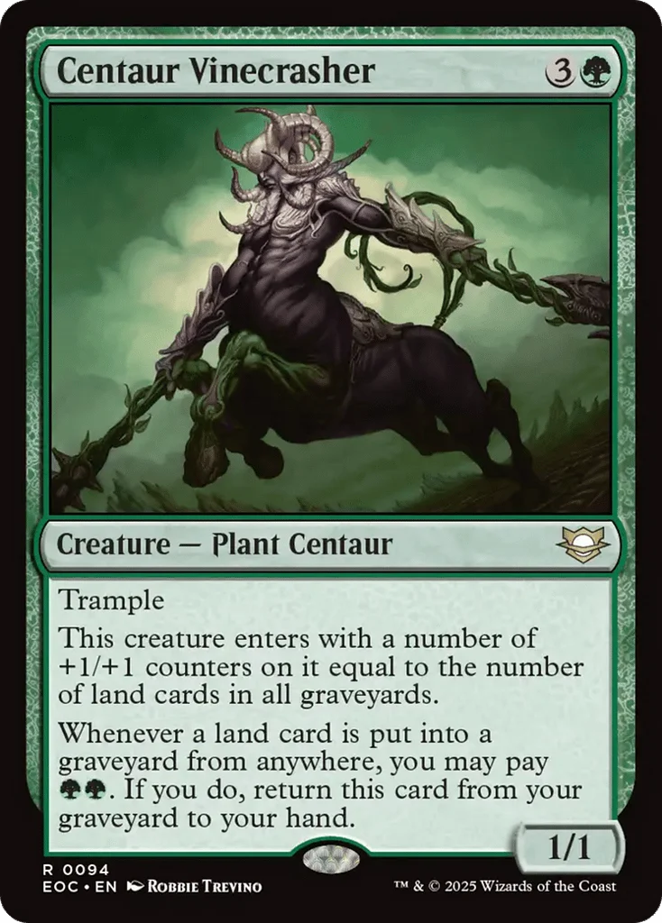 Centaur Vinecrasher · Edge of Eternities Commander
