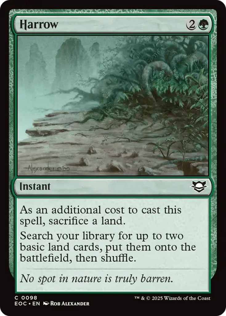 Harrow · Edge of Eternities Commander