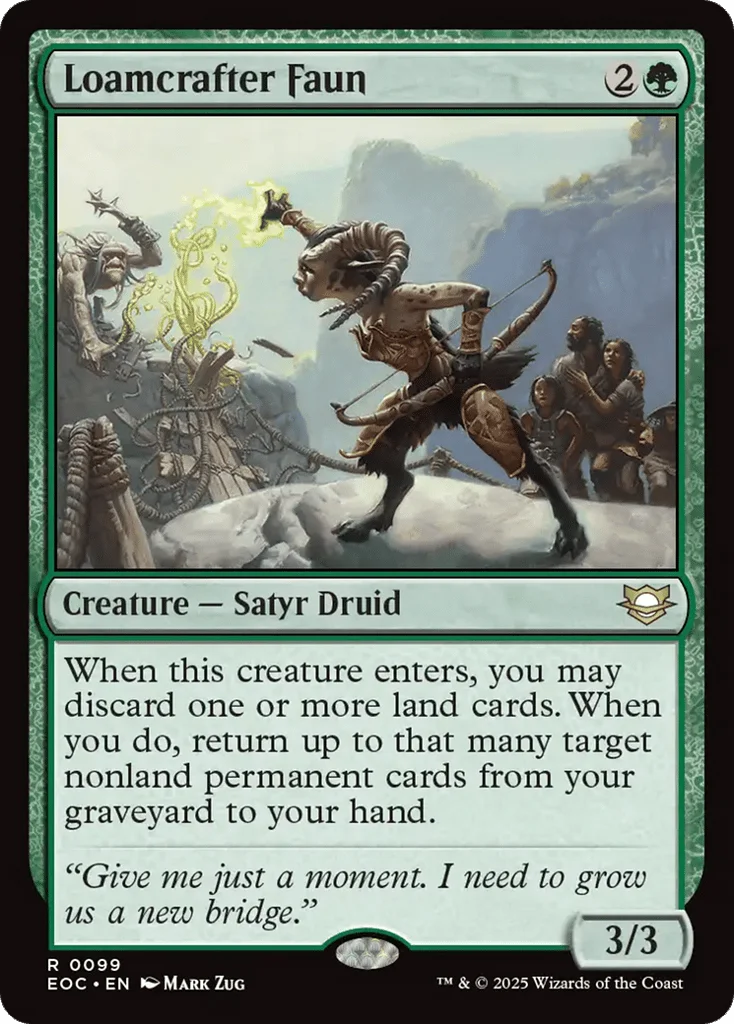 Loamcrafter Faun · Edge of Eternities Commander