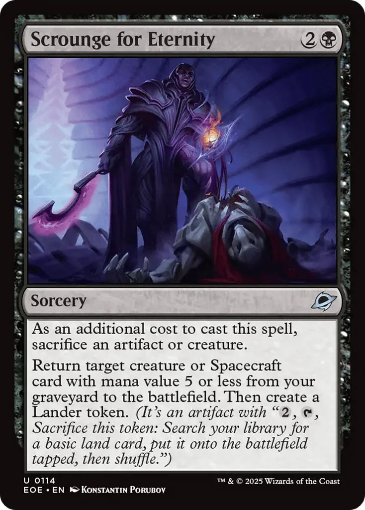 Scrounge for Eternity · Edge of Eternities