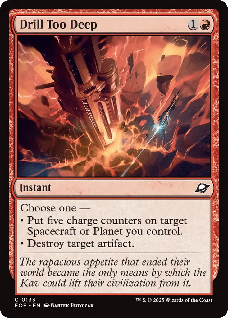 Drill Too Deep · Edge of Eternities