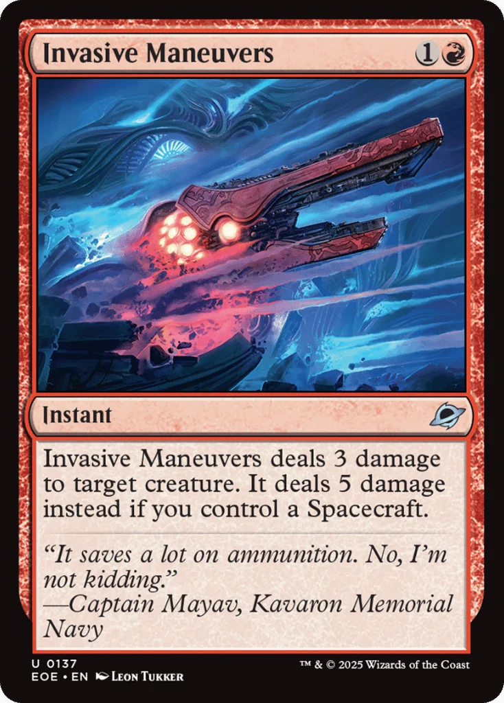 Invasive Maneuvers · Edge of Eternities