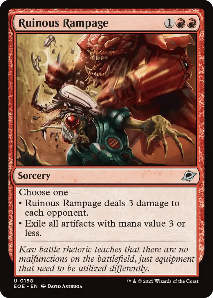 Ruinous Rampage · Edge of Eternities