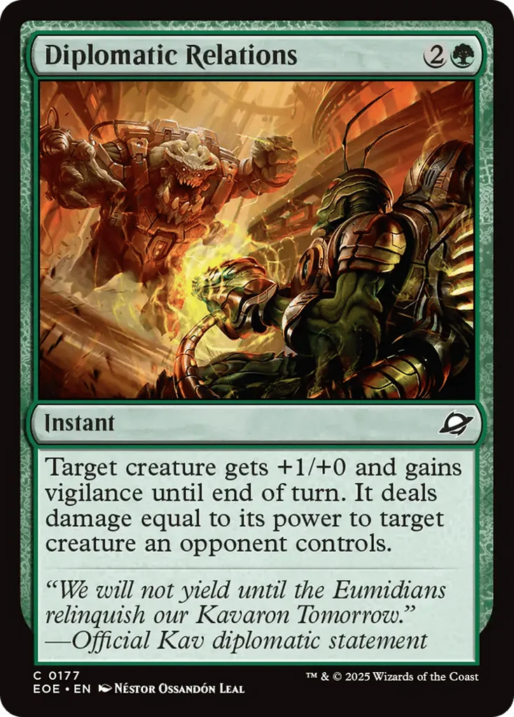 Diplomatic Relations · Edge of Eternities