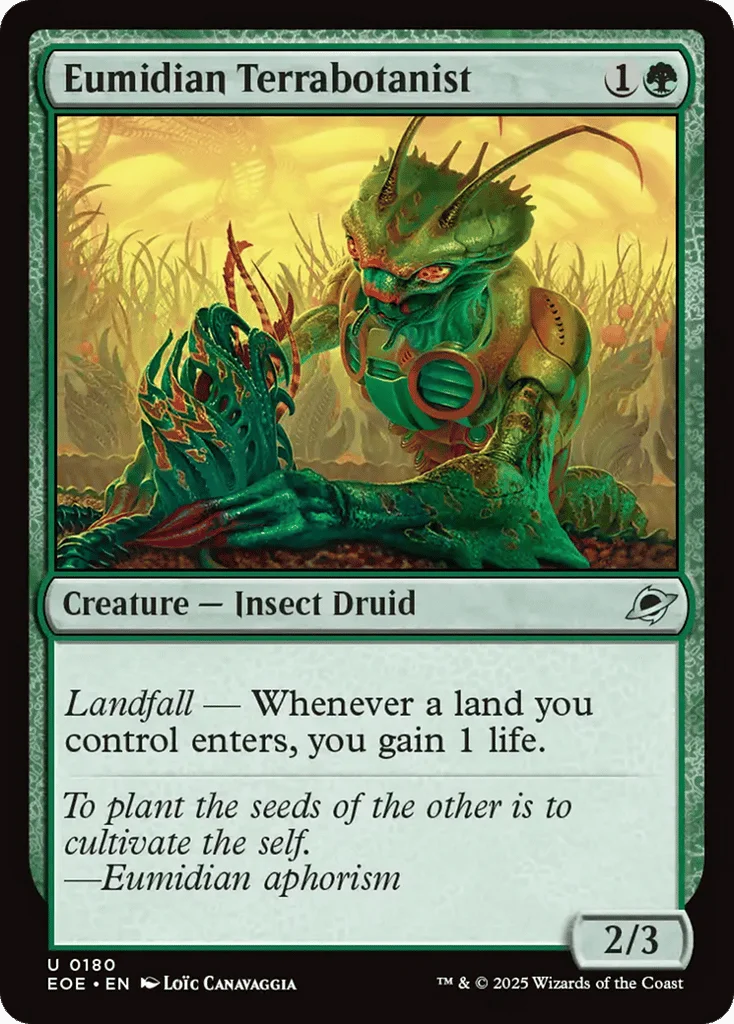 Eumidian Terrabotanist · Edge of Eternities