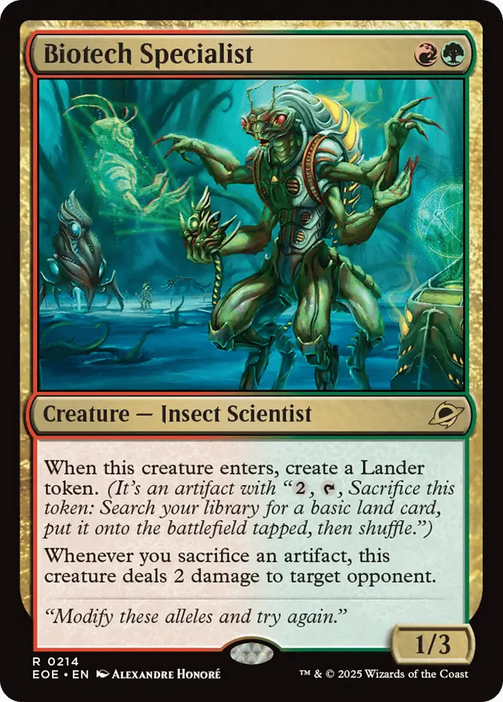 Biotech Specialist · Edge of Eternities