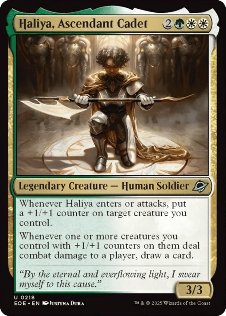 Haliya, Ascendant Cadet · Edge of Eternities