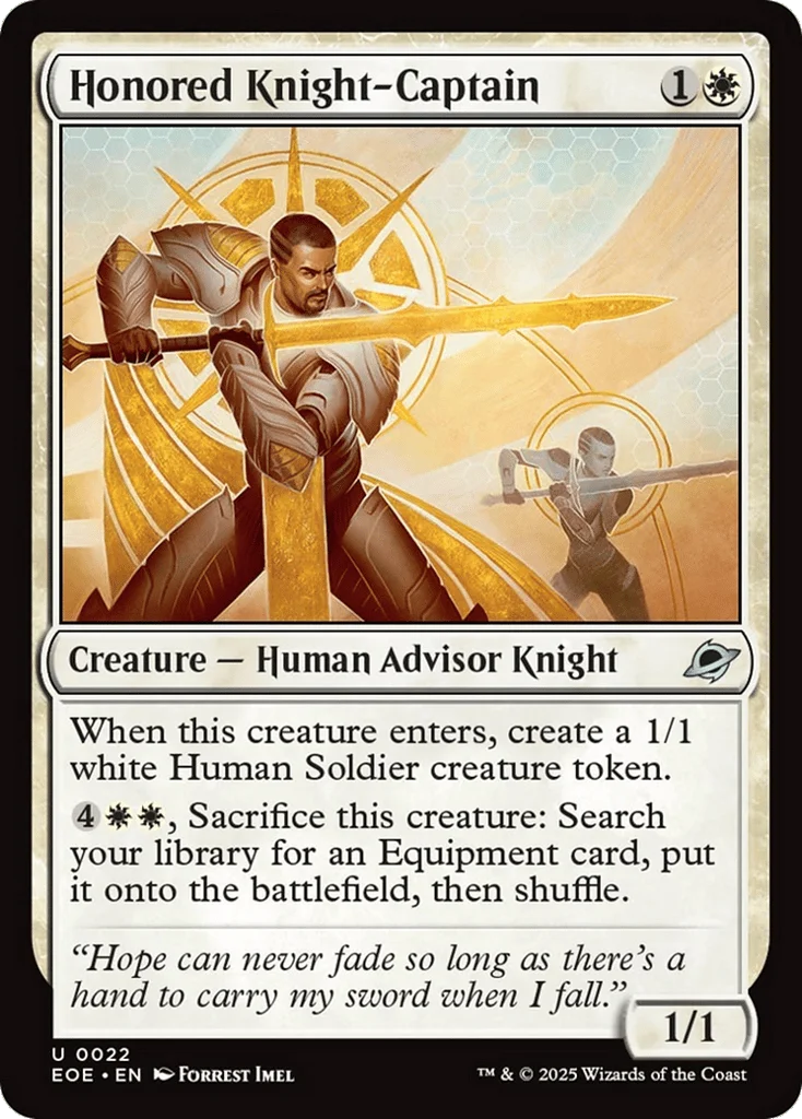 Honored Knight-Captain · Edge of Eternities