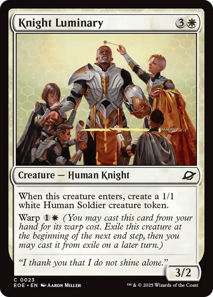 Knight Luminary · Edge of Eternities