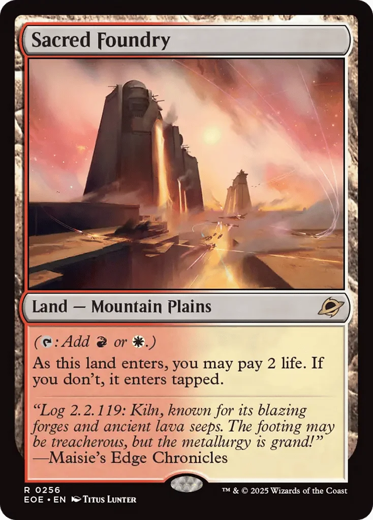 Sacred Foundry · Edge of Eternities