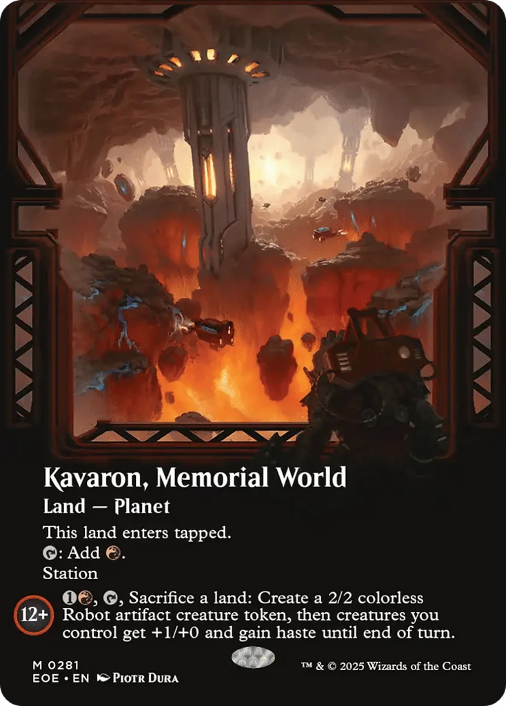 Kavaron, Memorial World · Edge of Eternities