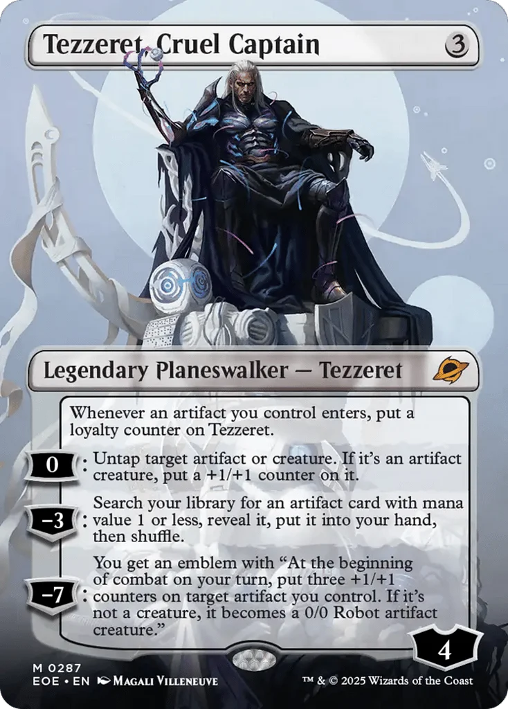 Tezzeret, Cruel Captain · Edge of Eternities