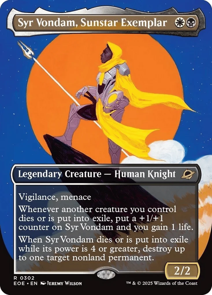 Syr Vondam, Sunstar Exemplar · Edge of Eternities