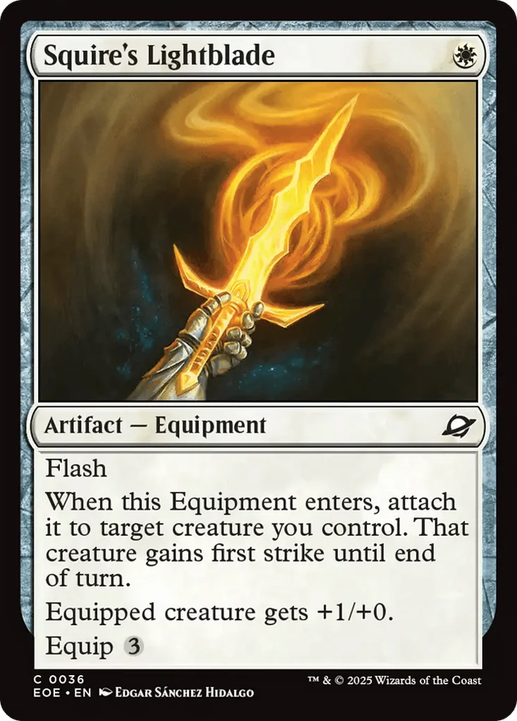 Squire's Lightblade · Edge of Eternities