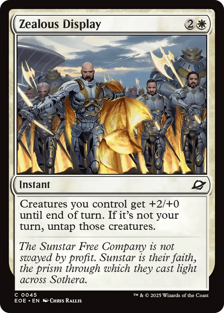 Zealous Display · Edge of Eternities