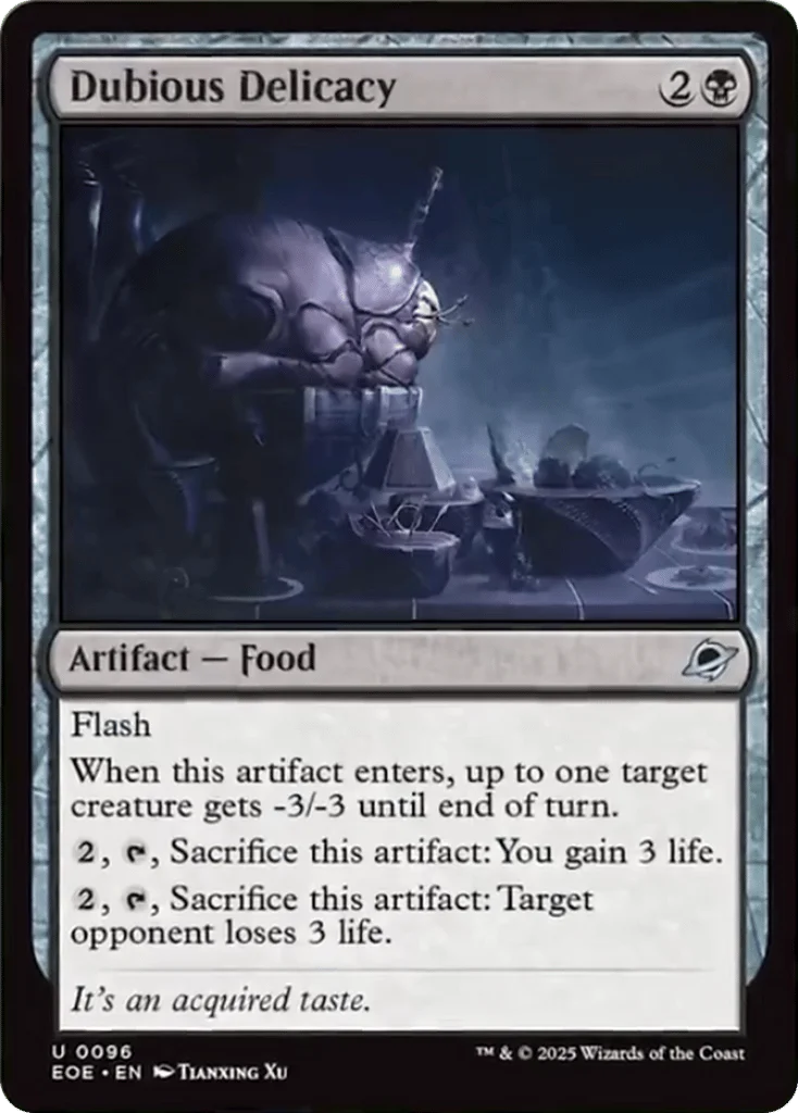 Dubious Delicacy · Edge of Eternities
