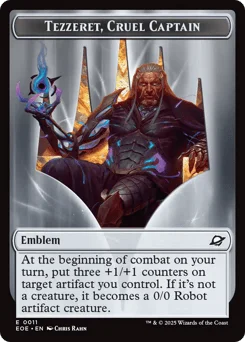 Tezzeret, Cruel Captain Emblem