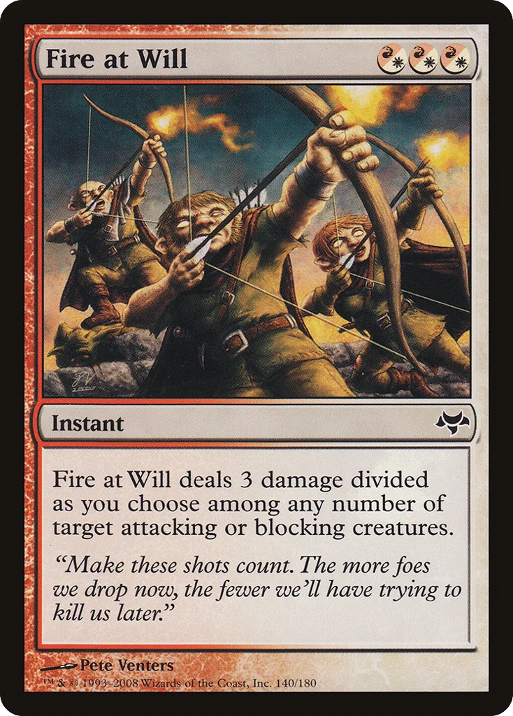 Fire at Will · Eventide
