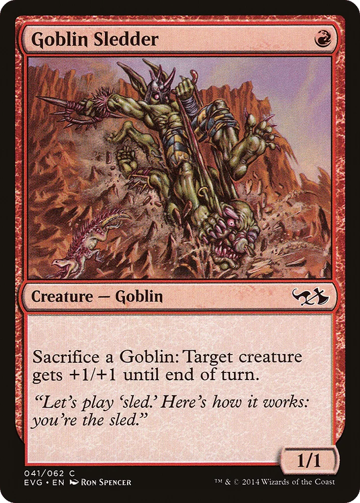Goblin Sledder · Duel Decks Anthology: Elves vs. Goblins