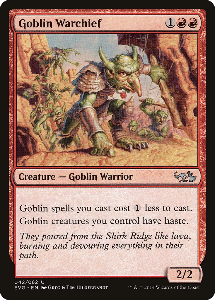 Goblin Warchief · Duel Decks Anthology: Elves vs. Goblins