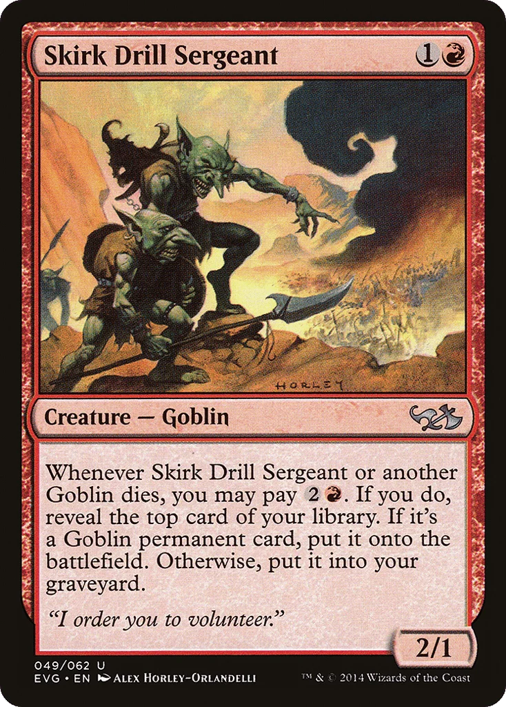 Skirk Drill Sergeant · Duel Decks Anthology: Elves vs. Goblins